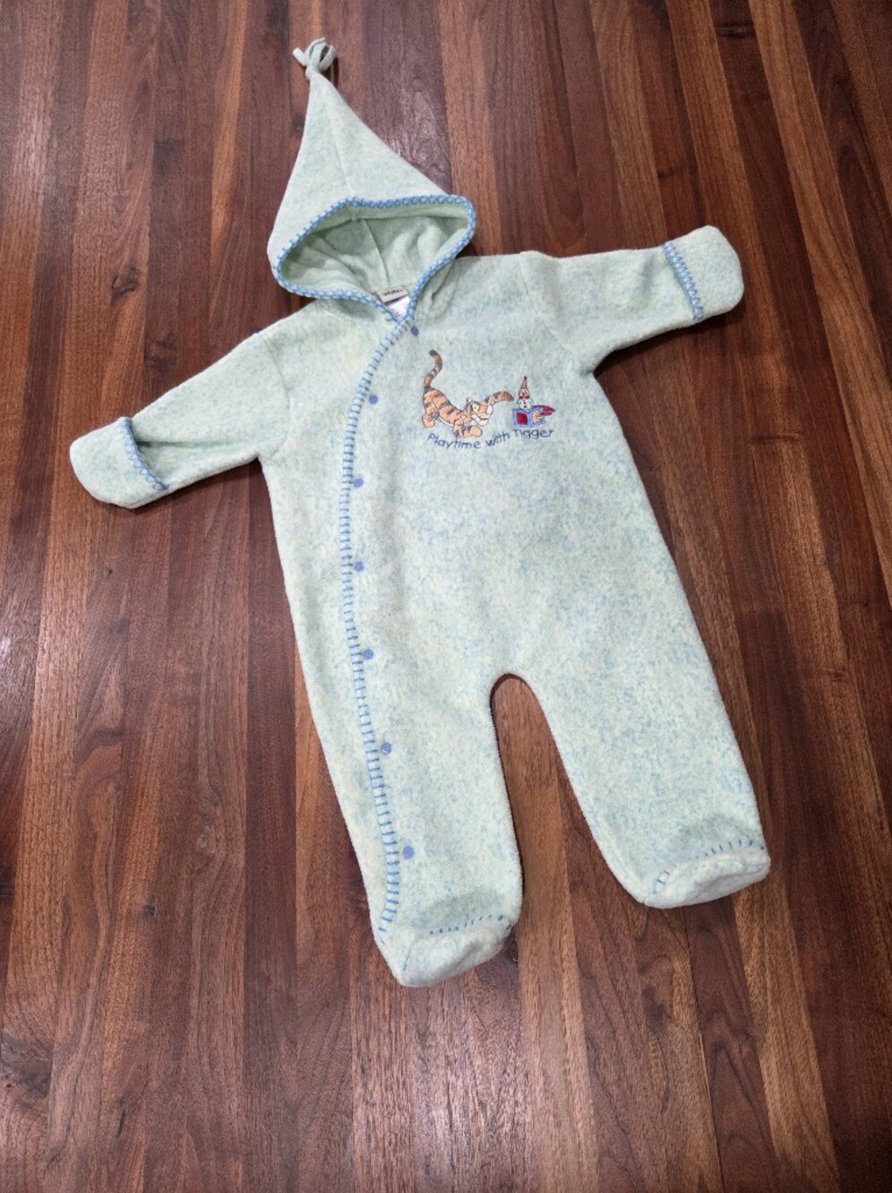 Vintage Disney Store Playtime With Tigger Winnie The Pooh 90's Y2K Size 3/6 Mos